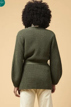 Best Sale La Fée Maraboutée Gilet long - Taille XS/34 Vert