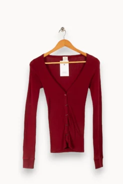 Best Vanessa Bruno Gilet Made in France - S/36 Bordeaux