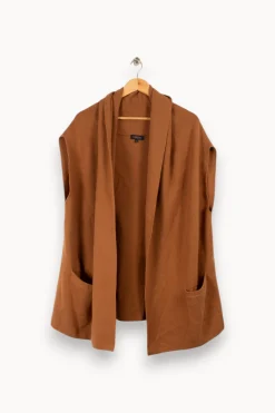 Shop Caroll Gilet - Taille M/38 Marron