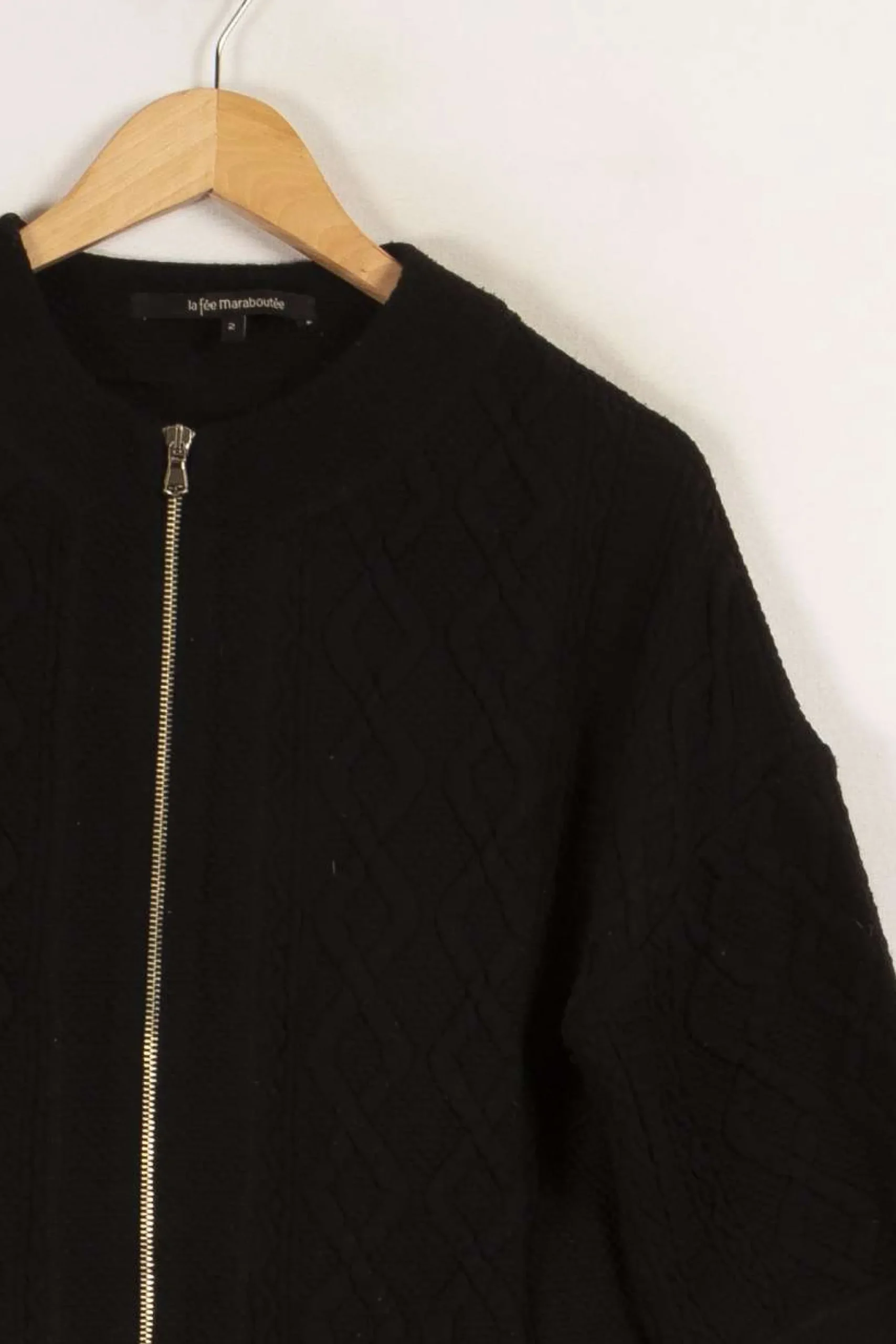 Outlet La Fée Maraboutée Gilet - Taille M/38 Noir