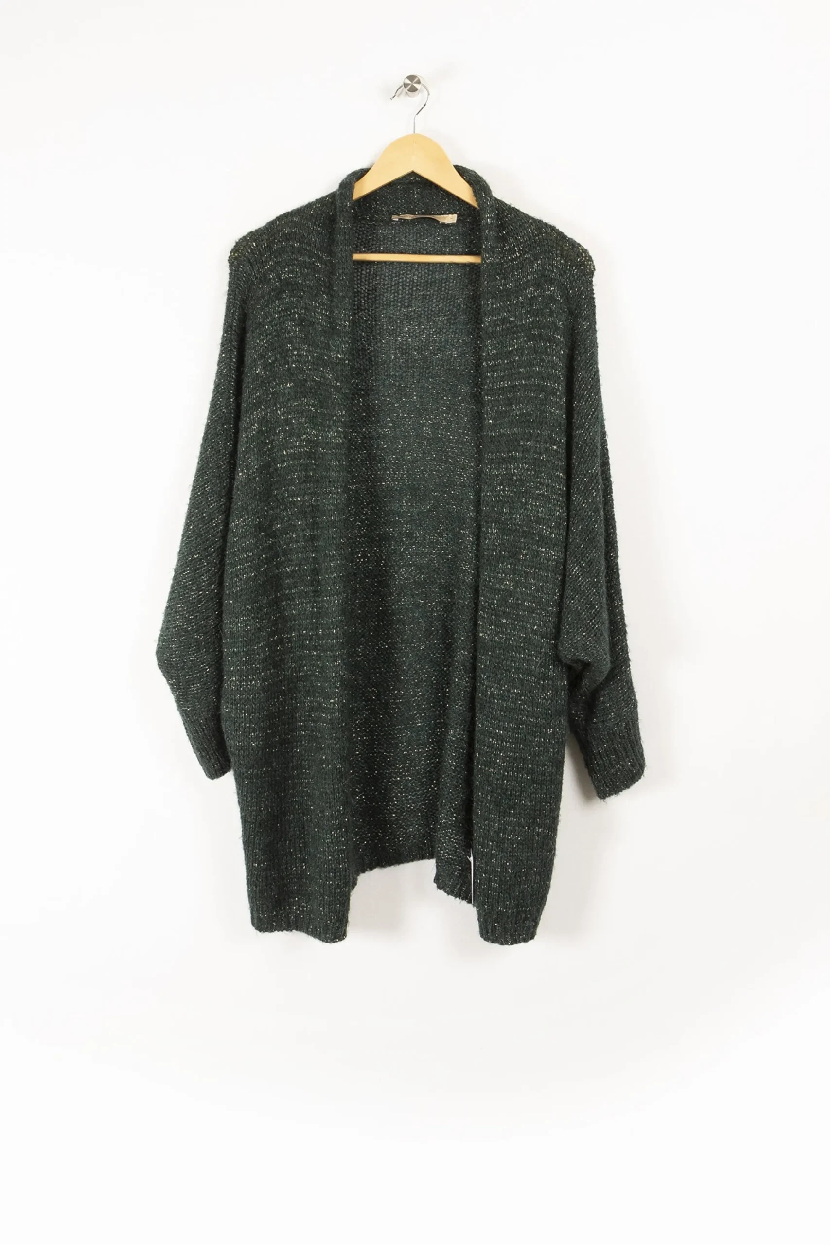 Fashion La Fée Maraboutée Gilet over-size en maille irisée - S/36 Vert
