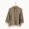 Best Sale Maison 123 Gilet rayé et beige - Taille S/36 Marron