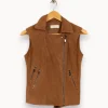 Online ZAPA Gilet sans manches - Taille S/36 Marron