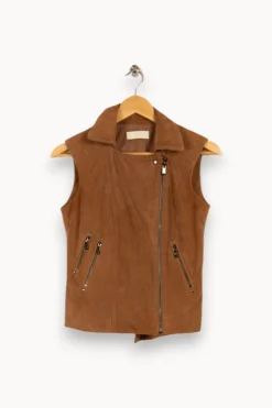 Online ZAPA Gilet sans manches - Taille S/36 Marron