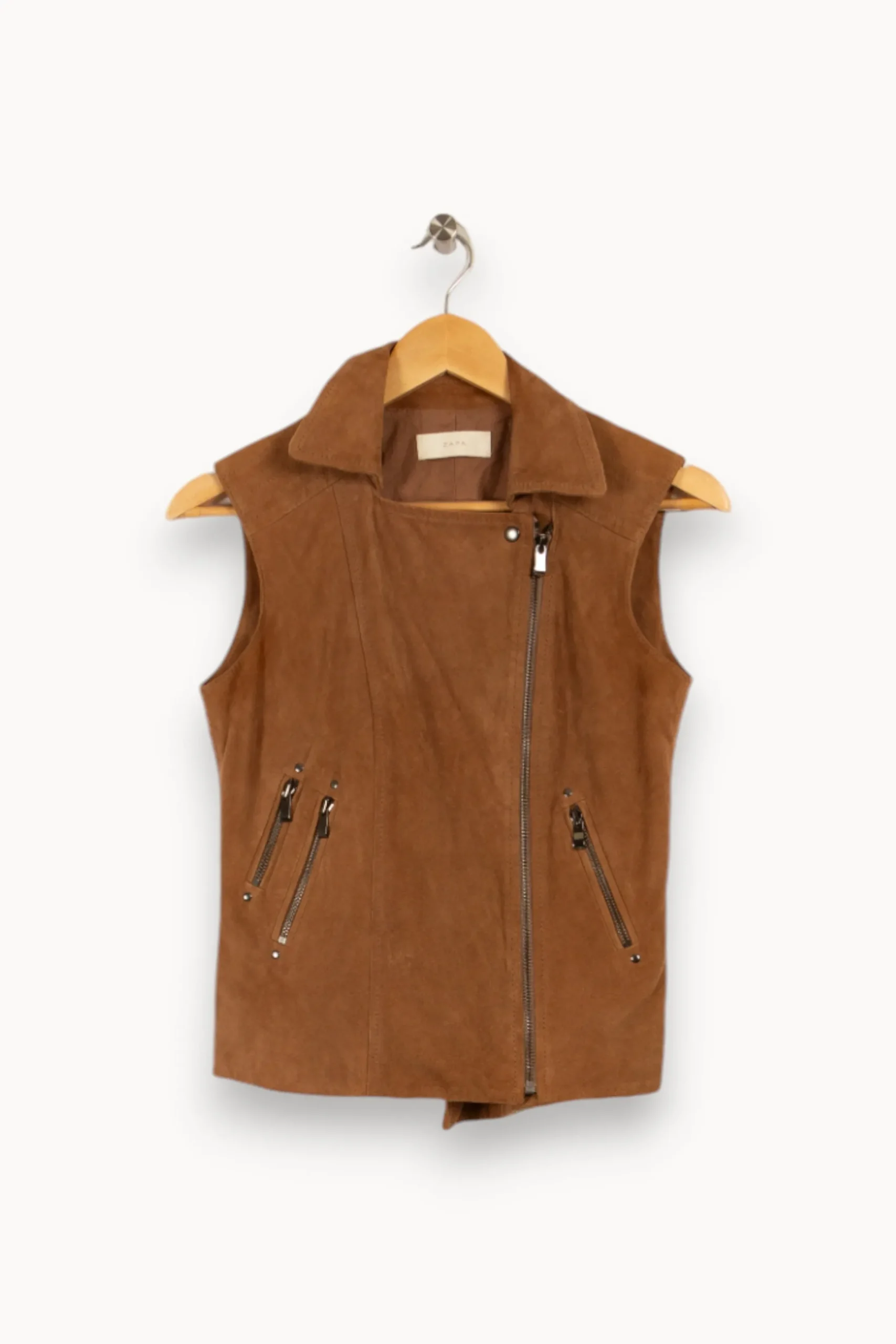 Online ZAPA Gilet sans manches - Taille S/36 Marron