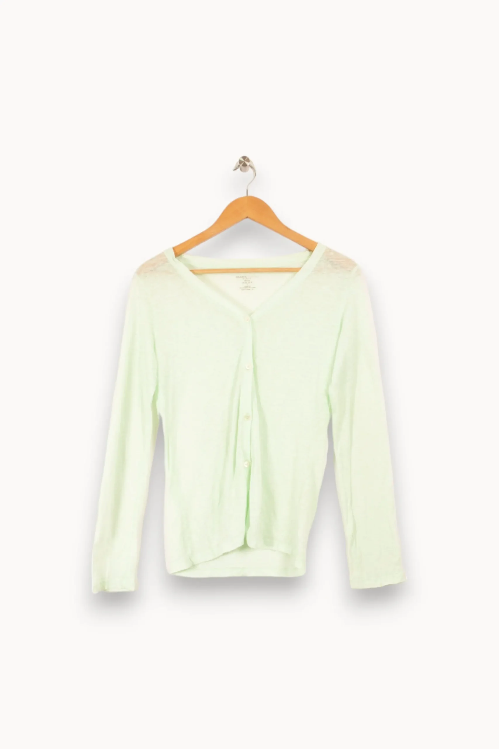 Discount Majestic Filatures Gilet - Taille S/36 Vert