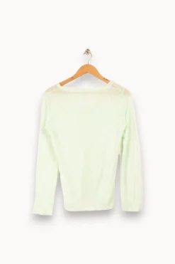 Discount Majestic Filatures Gilet - Taille S/36 Vert