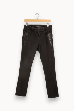 Fashion IKKS Jean - Taille L/40 Noir