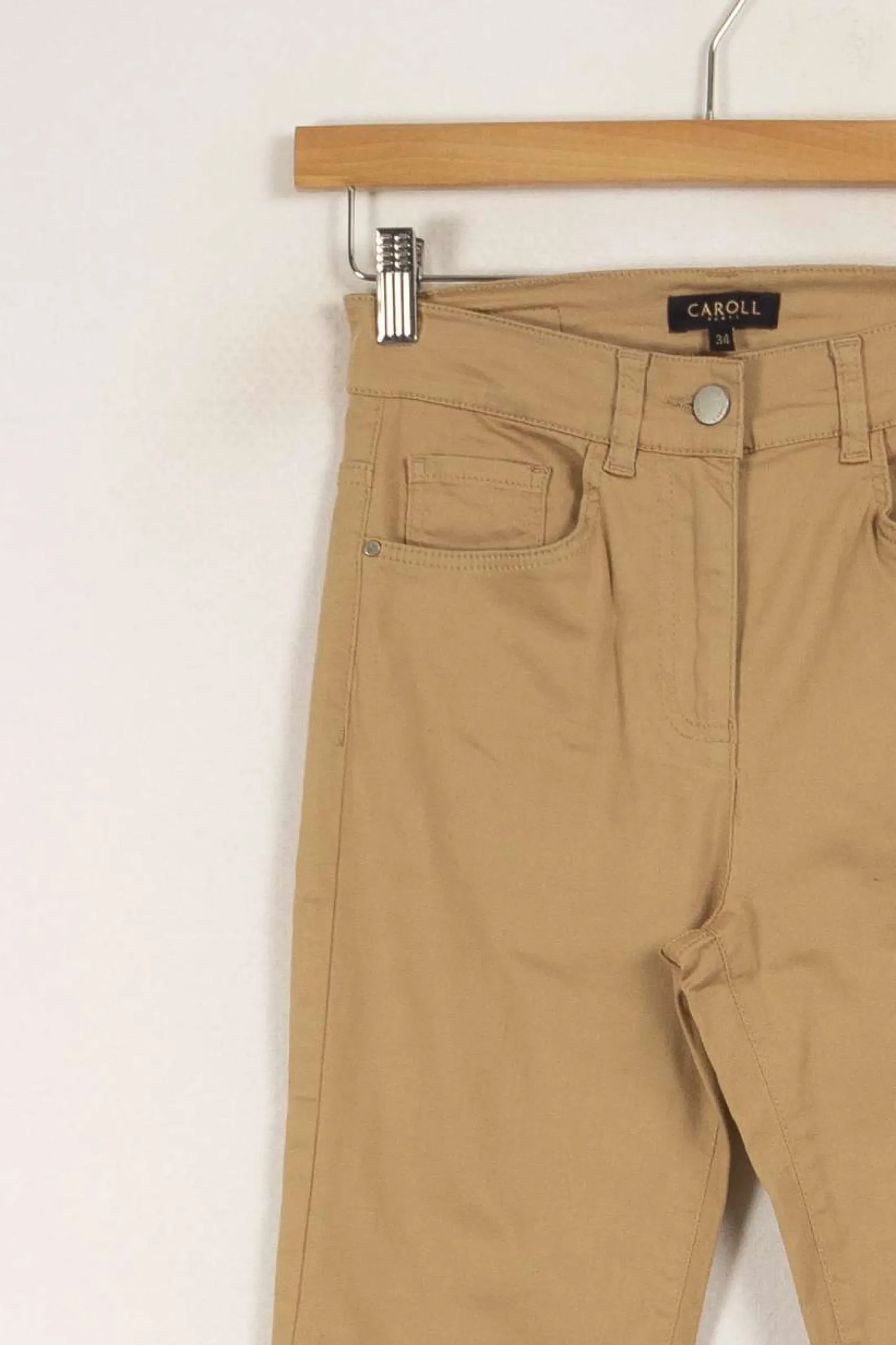 Fashion Caroll Jean - Taille XS/34 Beige