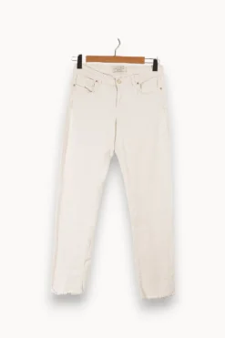 Hot IKKS Jean - Taille L/40 Blanc