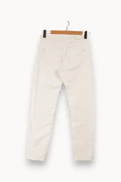 Hot IKKS Jean - Taille L/40 Blanc