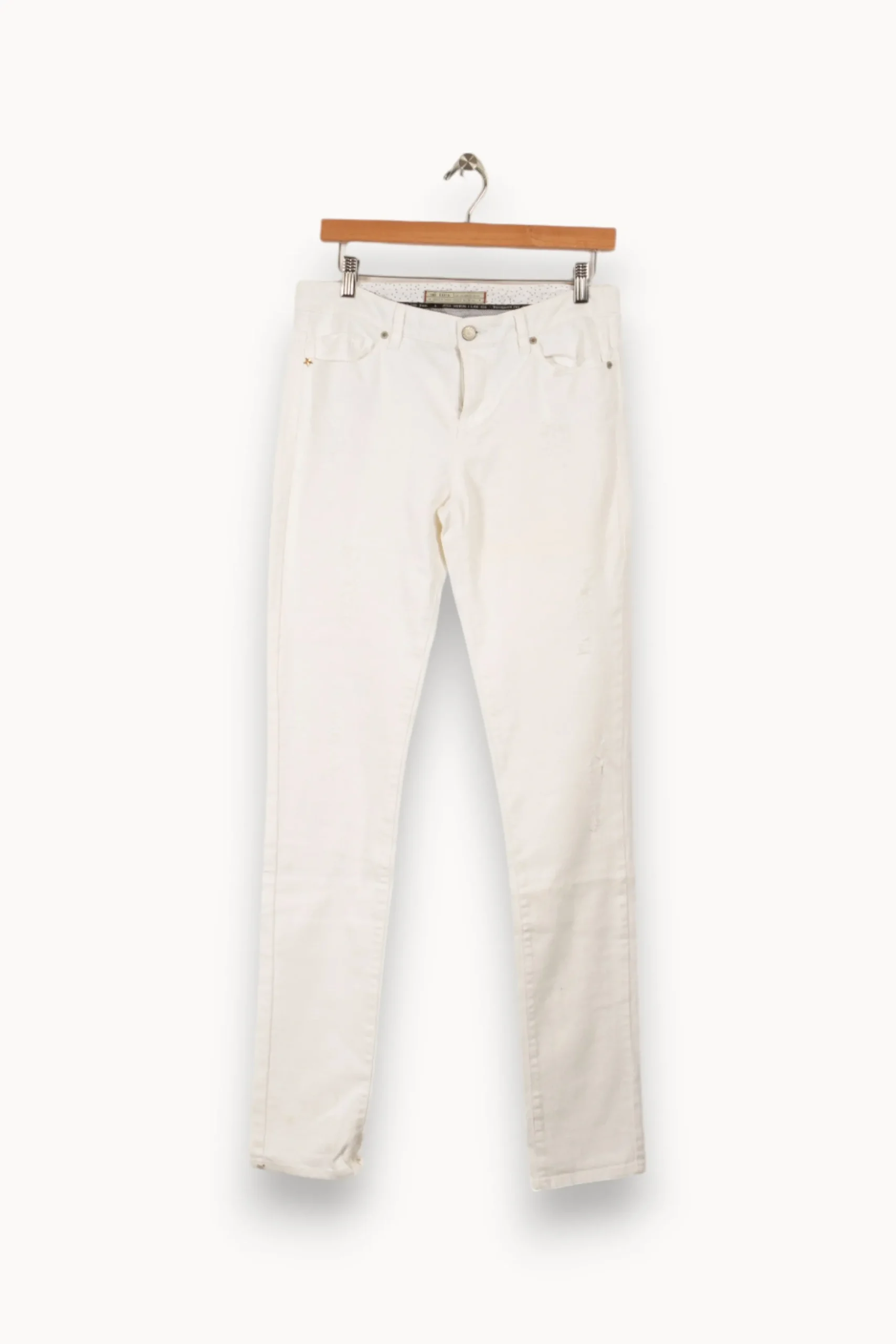 Fashion IKKS Jean - Taille M/38 Blanc