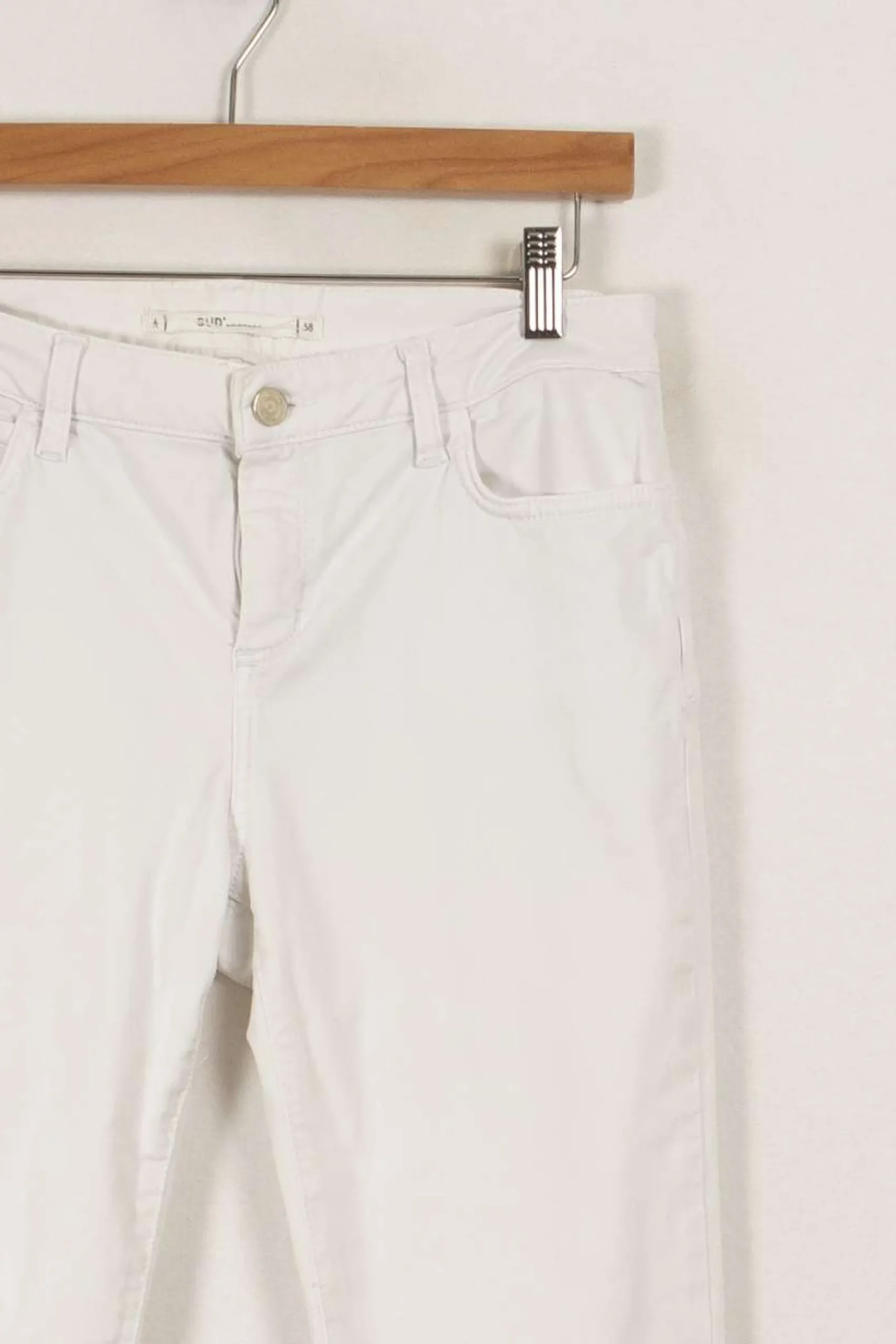 Cheap Sud express Jean - Taille M/38 Blanc