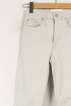 Discount Claudie Pierlot Jean avec détails - Taille XS/34 Blanc