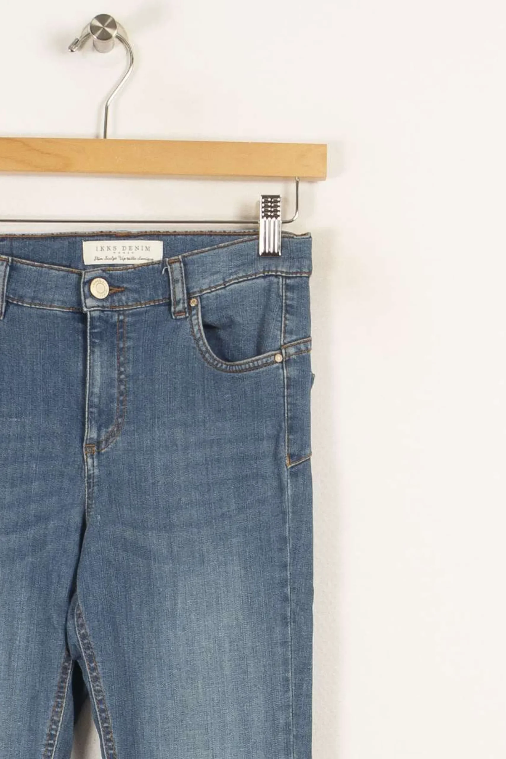 Best IKKS Jean - Taille XS/34 Bleu
