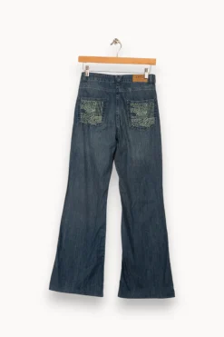 Discount Ekyog Jean avec détails sur les poches - Taille S/36 Bleu