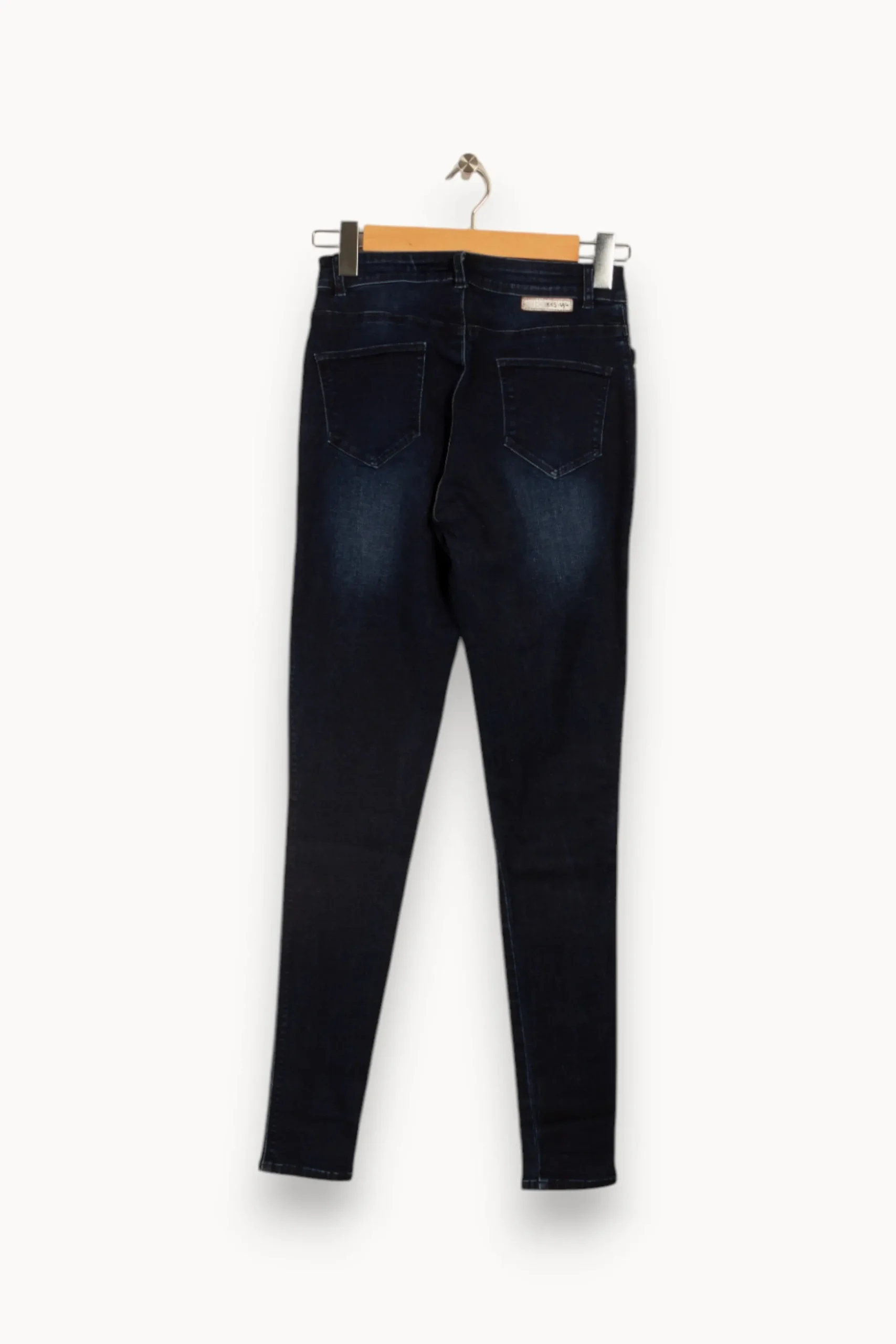 Hot IKKS Jean avec perles - Taille M/38 Bleu