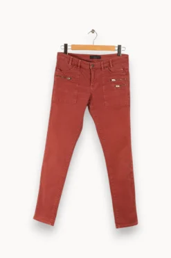 Discount IKKS Jean - Taille L/40 Bordeaux