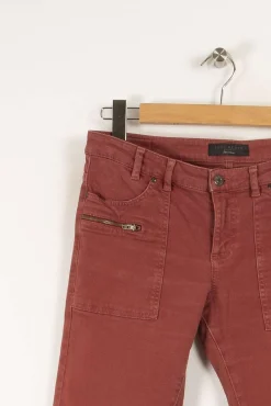 Discount IKKS Jean - Taille L/40 Bordeaux