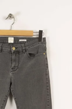 Discount Des petits hauts Jean - Taille M/38 Gris