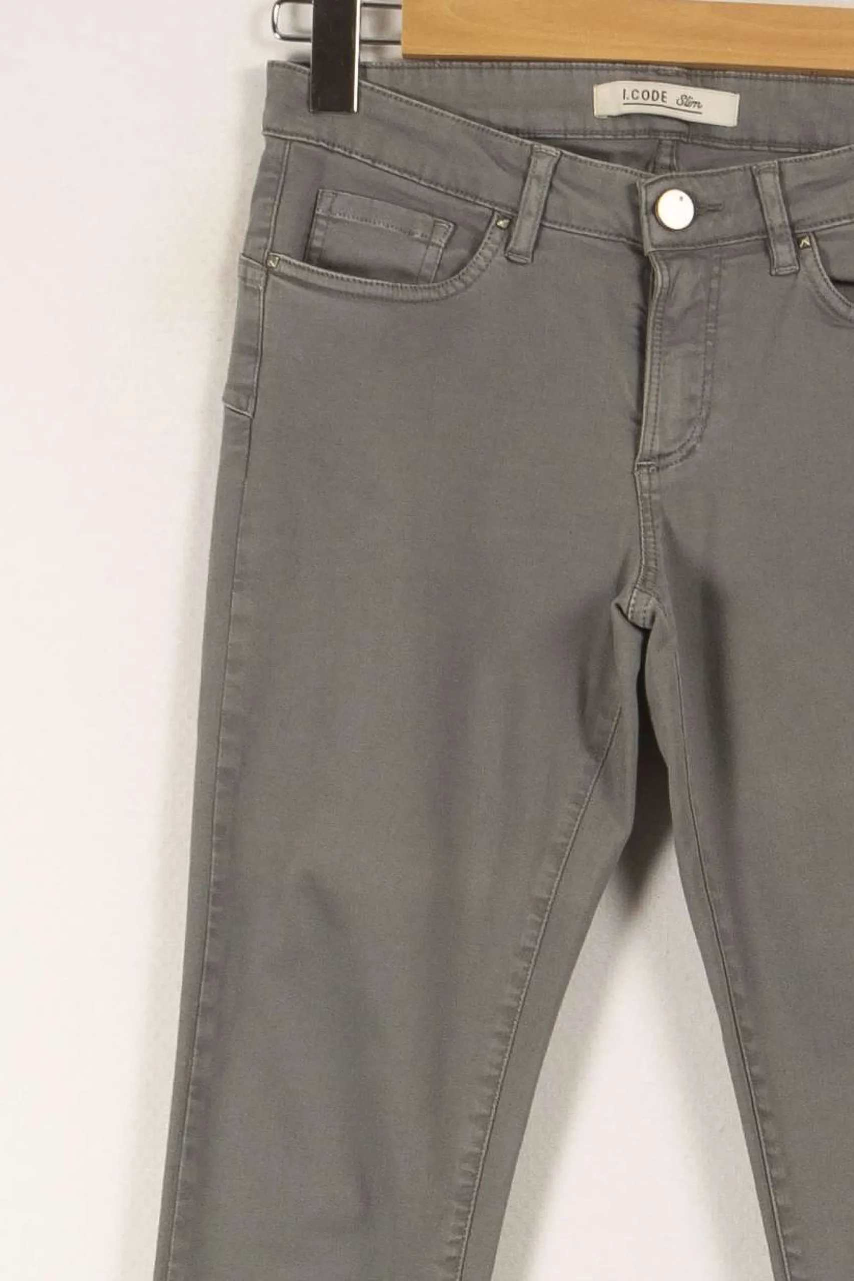 Best Sale IKKS Jean - Taille S/36 Gris