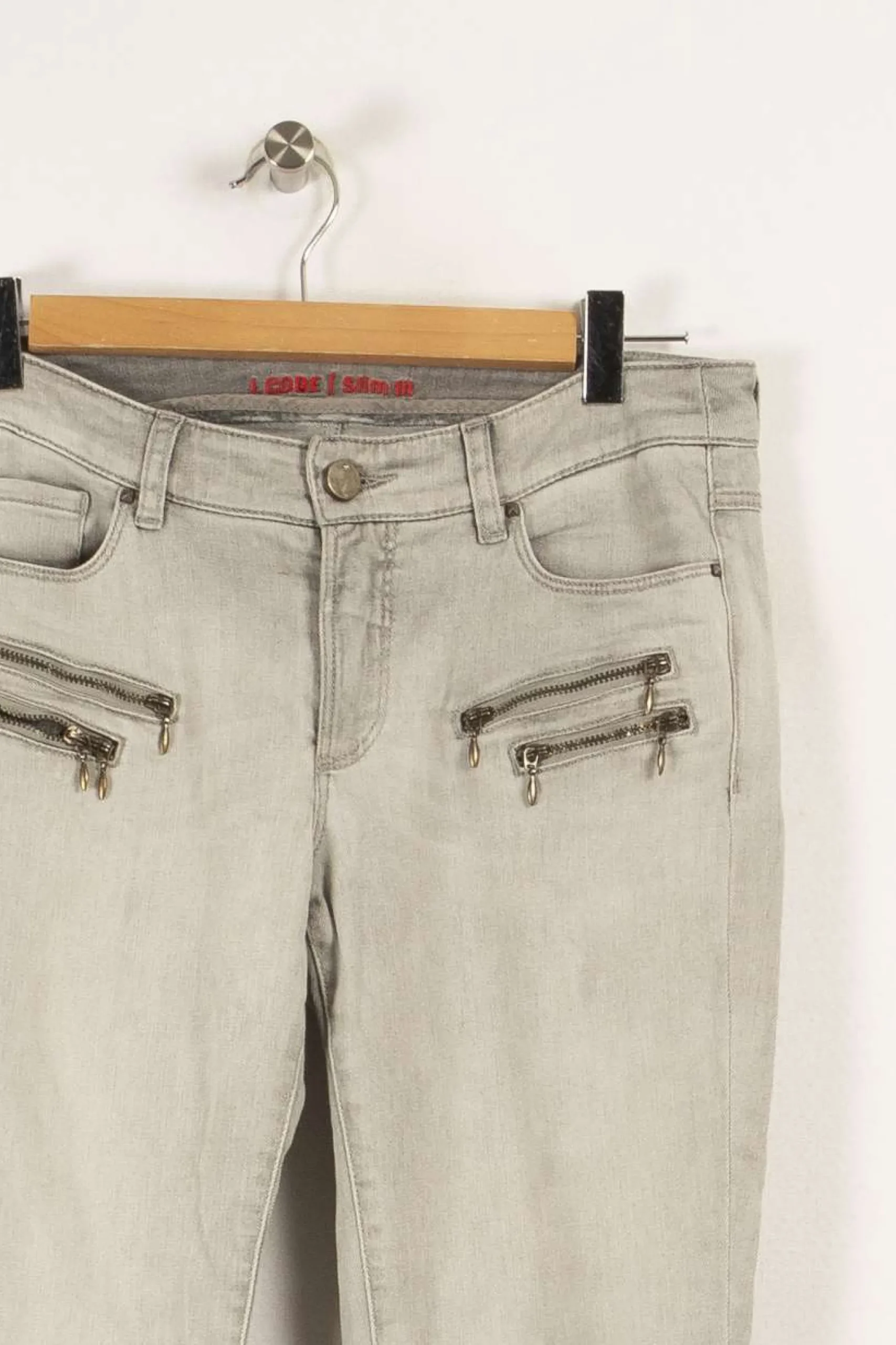 Sale I.Code Jean - Taille S/36 Gris