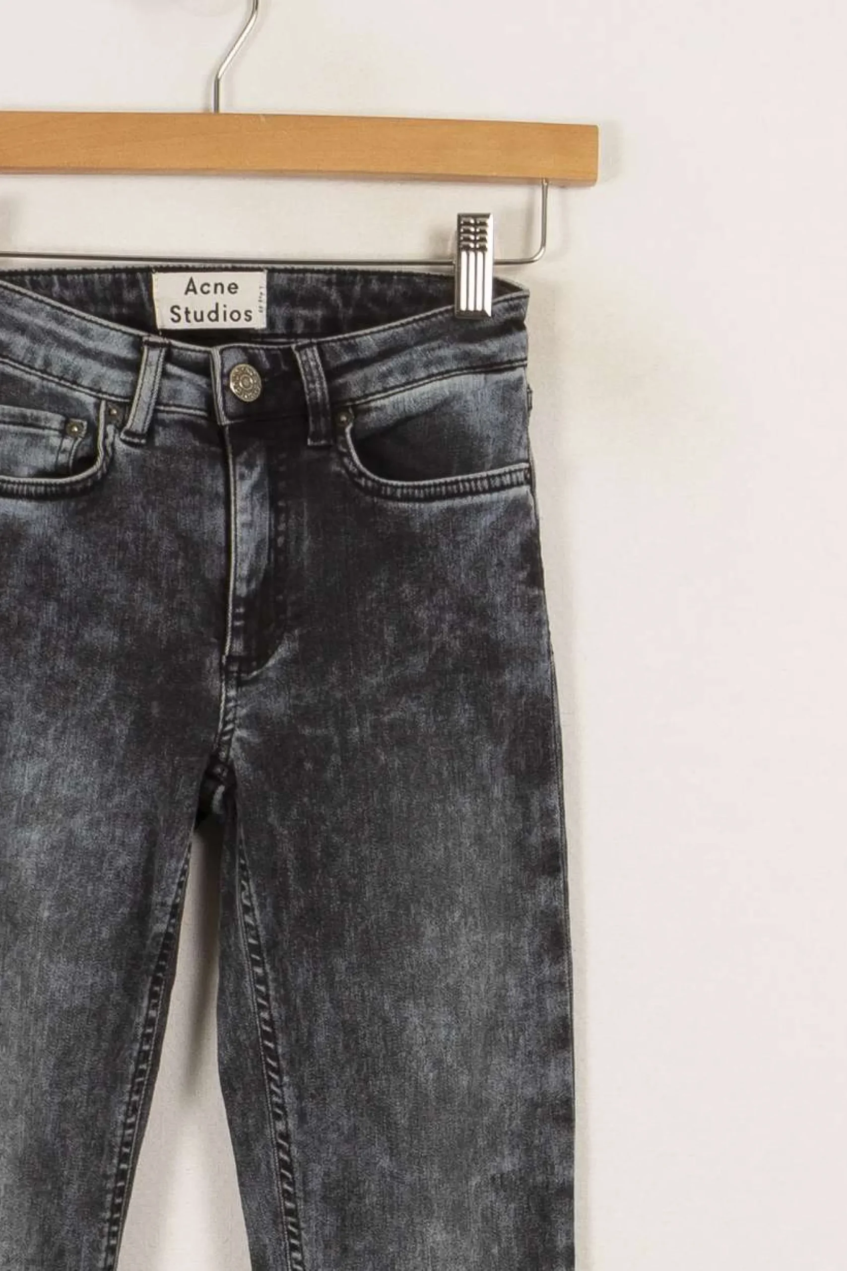 Shop Acne Studios Jean - Taille XXS/32 Gris