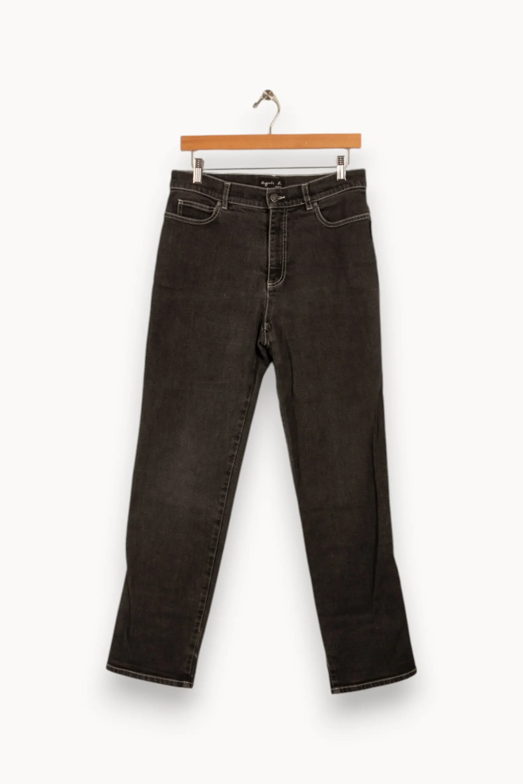 Online Agnès b. Jean foncé - Taille M/38 Gris
