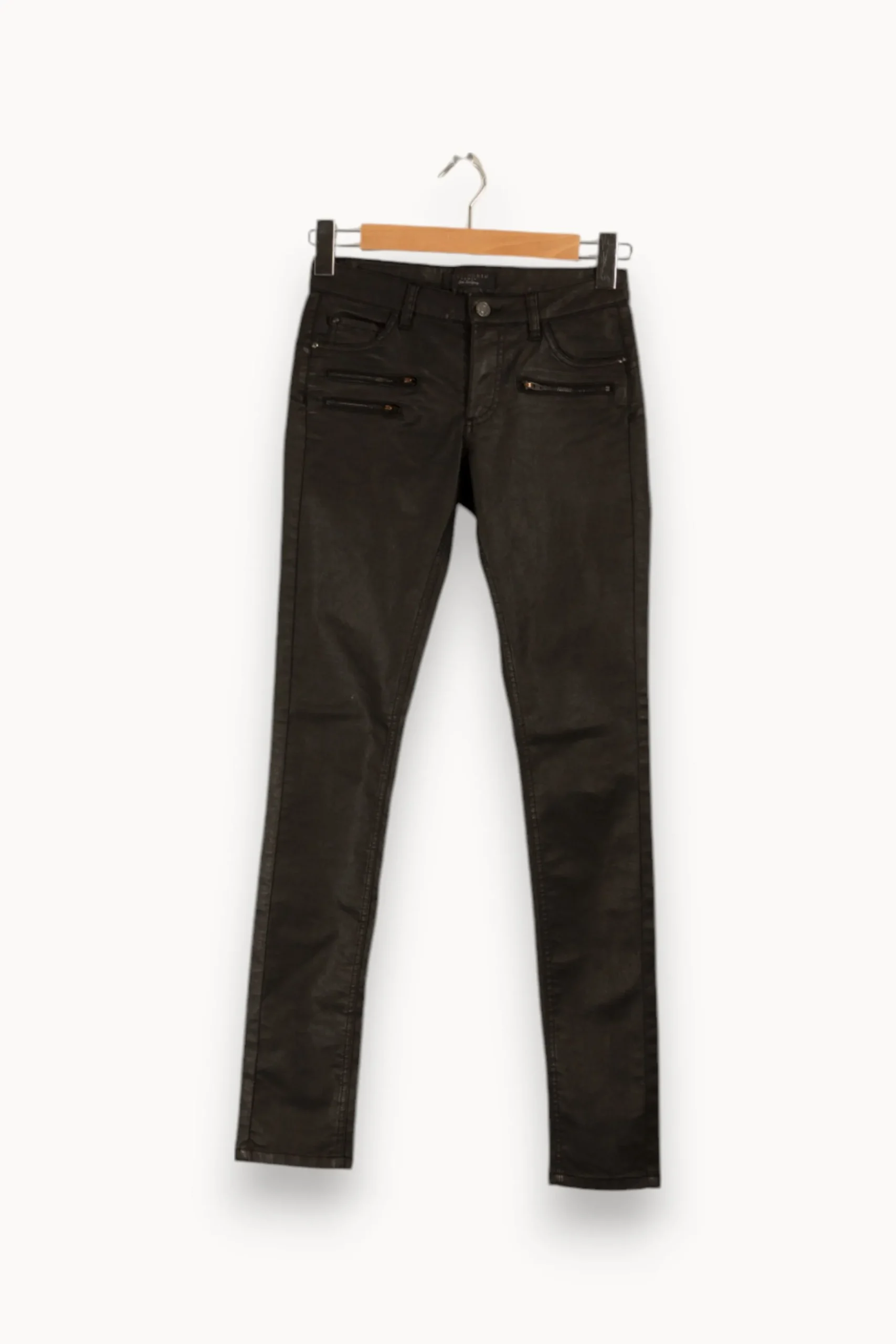 Store IKKS Jean - Taille XS/34 Noir