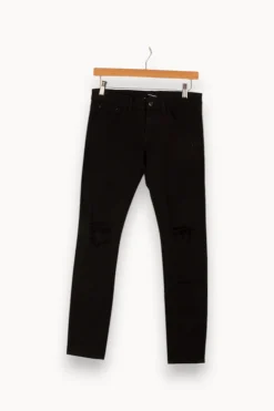 Fashion The Kooples Jean troué - Taille M/38 Noir