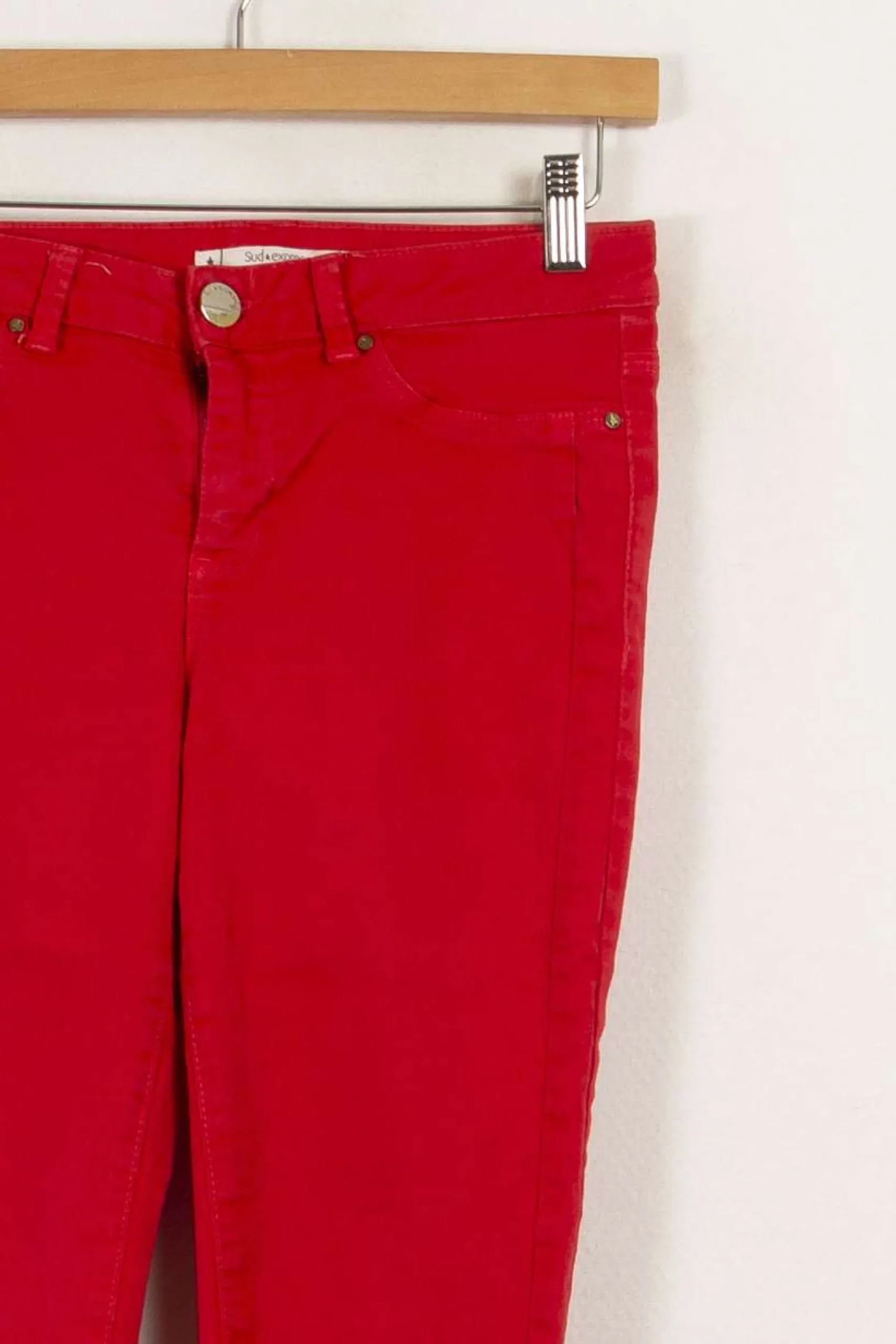 New Sud express Jean - Taille M/38 Rouge