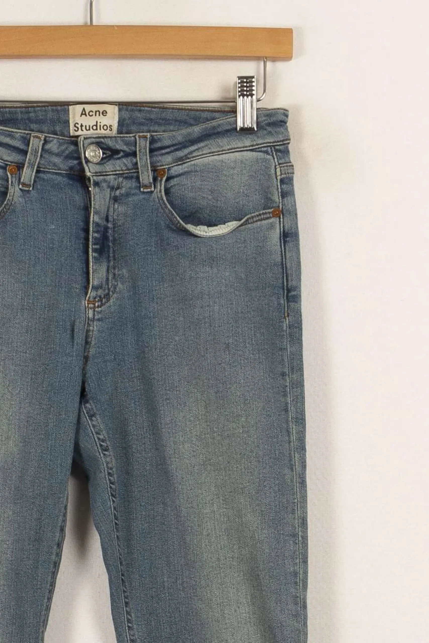 Clearance Acne Studios Jean slim - Taille XS/34 Bleu