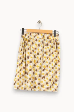Best Sale La Fée Maraboutée Jupe à carreaux jaunes - Taille M/38 Multicolore