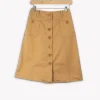 Hot Ines de la Fressange Paris Jupe - S/36 Marron