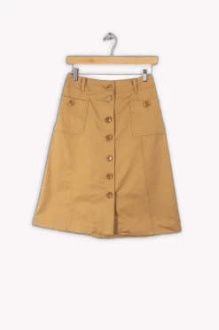 Hot Ines de la Fressange Paris Jupe - S/36 Marron