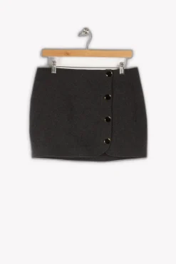 Fashion Sézane Jupe - S/36 Gris