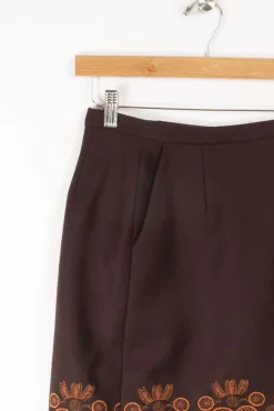 Shop Ines de la Fressange Paris Jupe - S/36 Marron