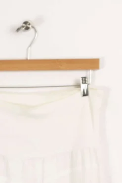 Outlet La Fée Maraboutée Jupe - Taille L/40 Blanc