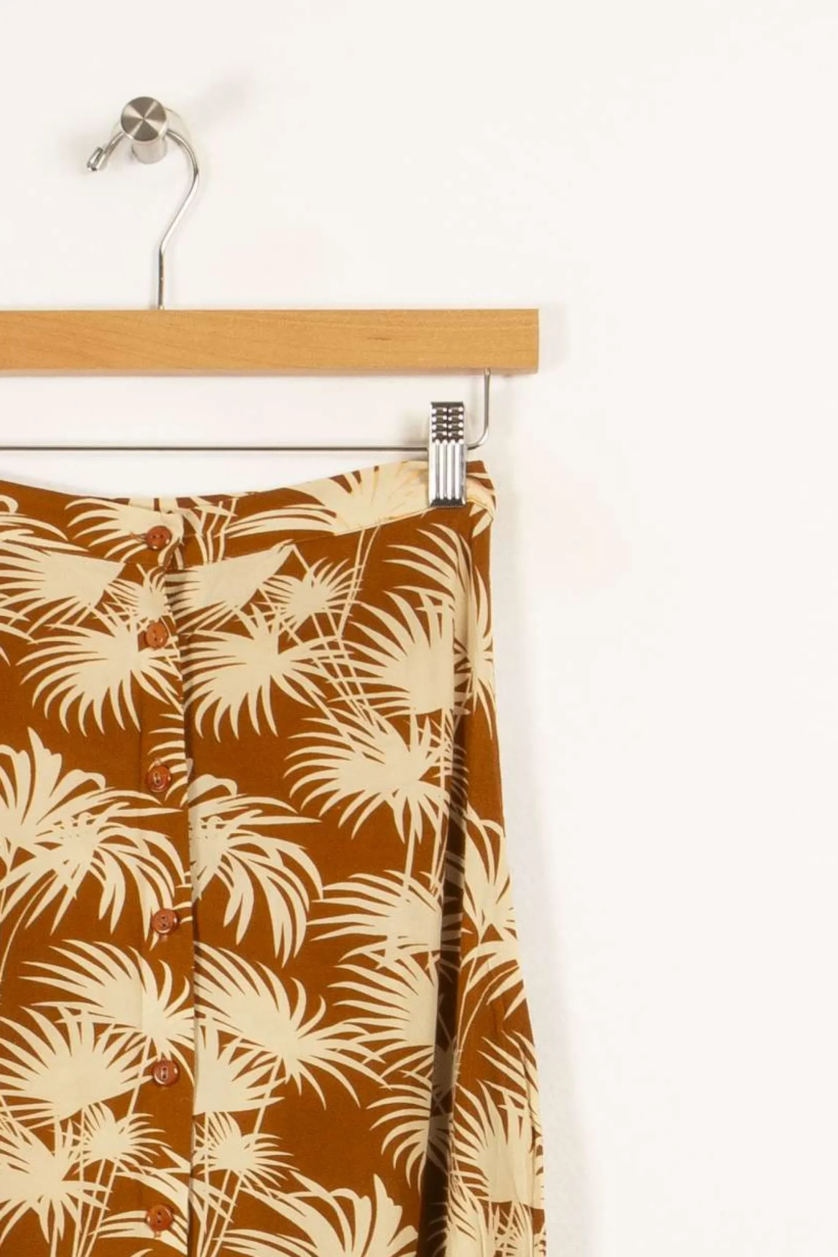 Outlet Des petits hauts Jupe - Taille XS/34 Marron