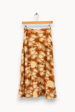 Outlet Des petits hauts Jupe - Taille XS/34 Marron