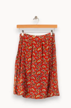 Online American Vintage Jupe - XS/34 Rouge