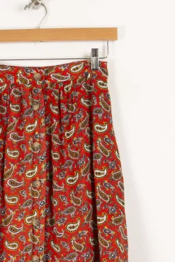 Online American Vintage Jupe - XS/34 Rouge