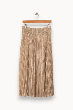 Discount ba&sh Jupe à motifs - Taille M/38 Beige
