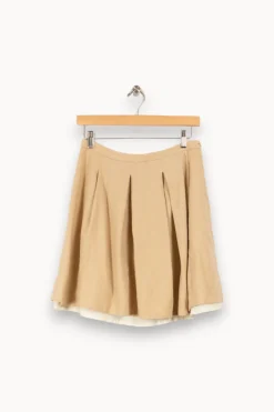 Clearance Joseph Jupe beige - Taille S/36 Marron