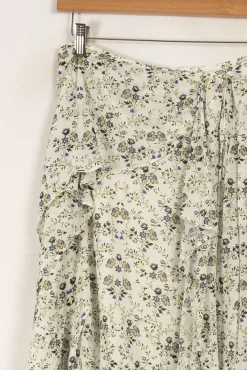 New Bérénice Jupe blanche à motifs s - Taille L/40 Multicolore