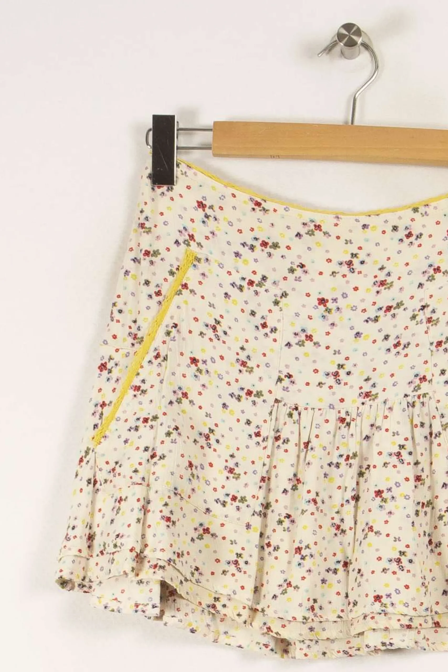 Clearance Zadig&Voltaire Jupe he à motifs multicolores - Taille S/36 Blanc