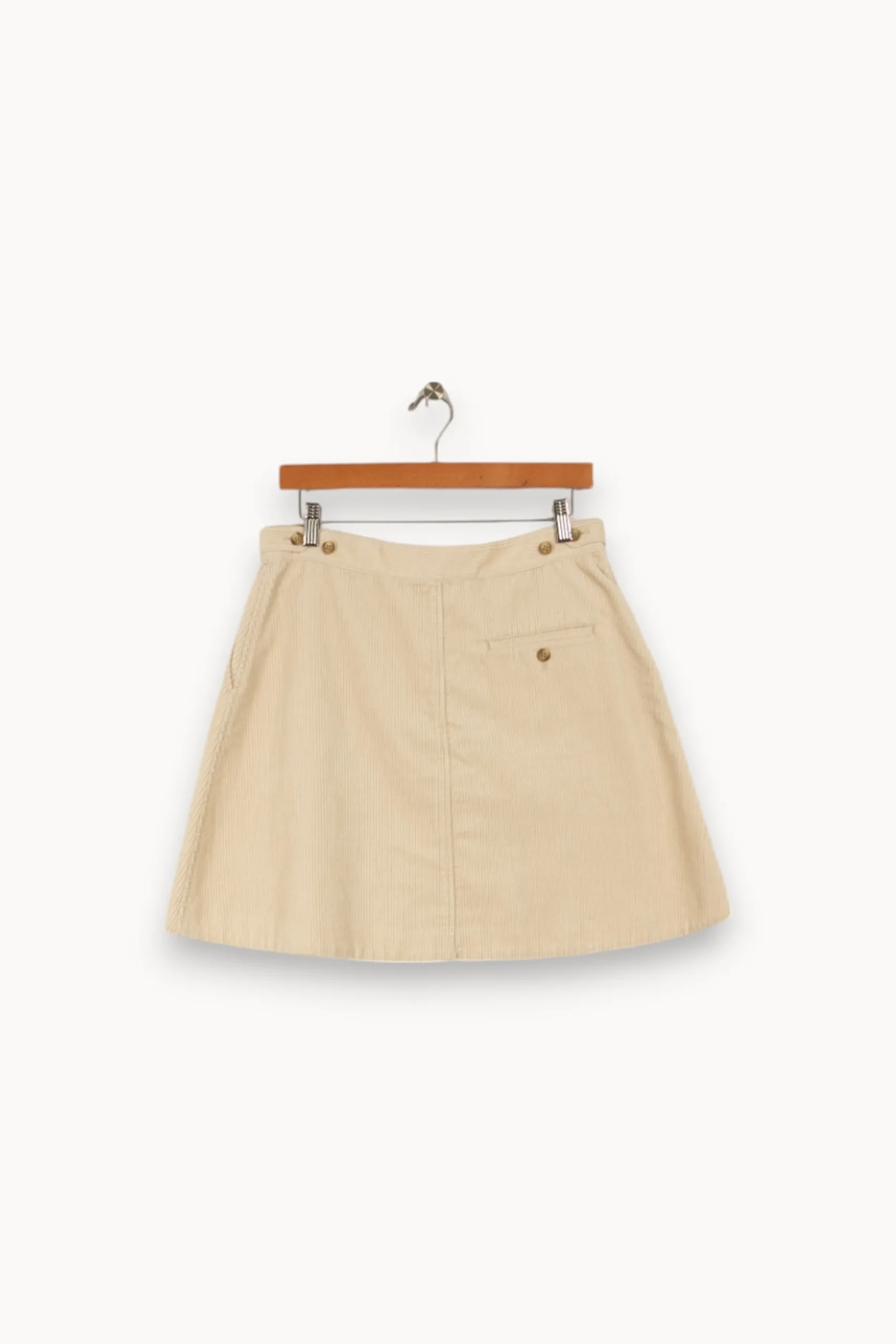 Cheap Comptoir des Cotonniers Jupe he côtelée - Taille L/40 Blanc