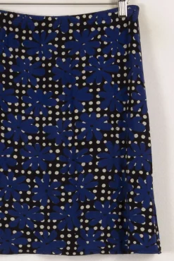 Outlet Agnès b. Jupe e à motifs - Taille M/38 Bleu