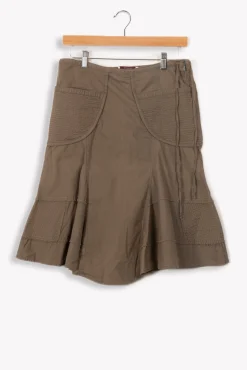 Hot Comptoir des Cotonniers Jupe brune Gris