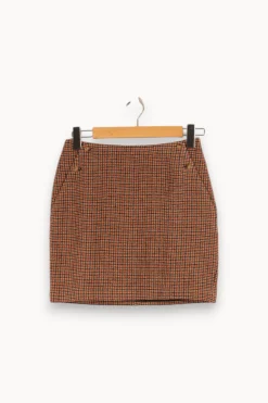 Hot Des petits hauts Jupe courte à carreaux - Taille M/38 Multicolore